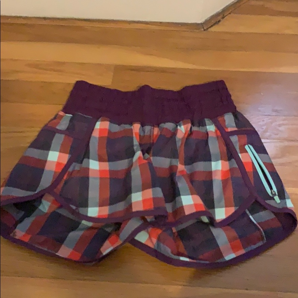 Lululemon purple shorts